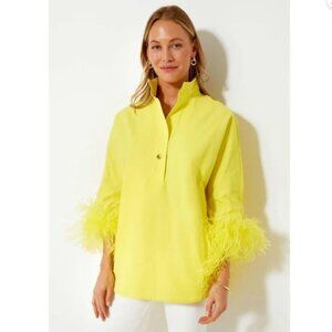 Tuckernuck Citron Feather Willow Blouse